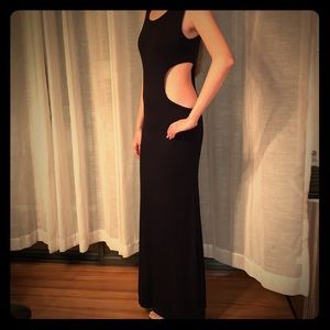 NWT Black Indah Maxi with cutout sides .